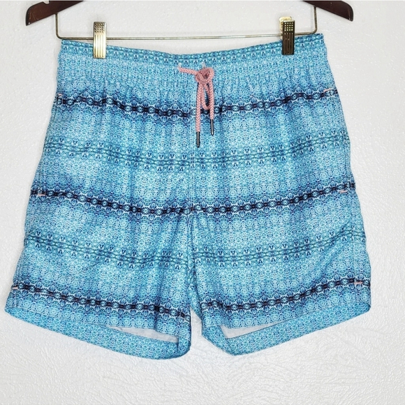 Venroy Australian Premium Leisurewear Blue Swim Trunks Men's Size Small - Picture 1 of 12